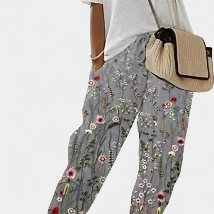 Mely | Pantalones de Lino de Corte Relajado y Estilo Atemporal