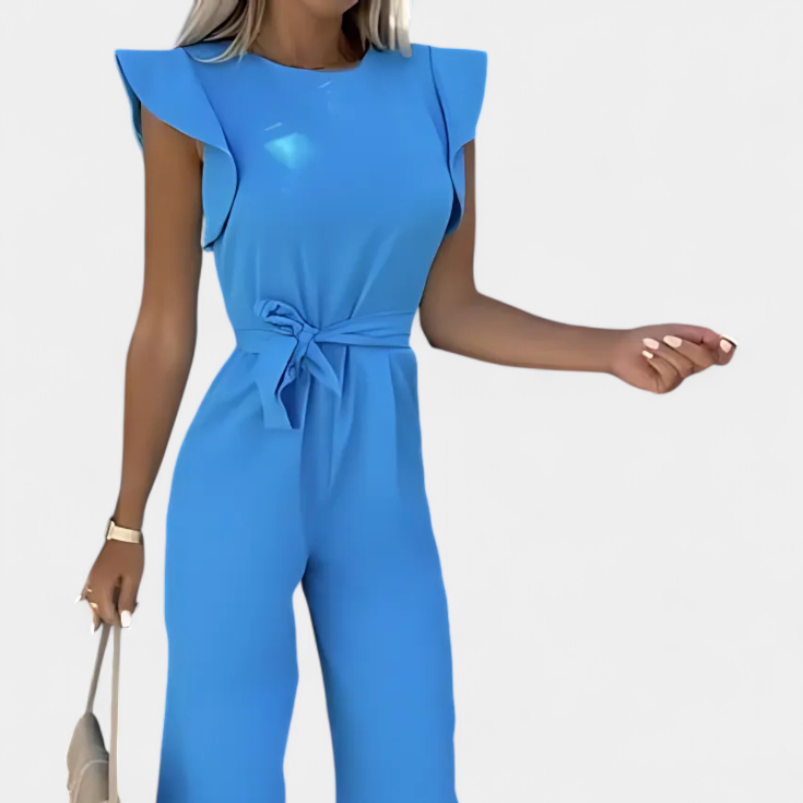Shalonda | Mono Elegante sin Mangas con Lazo