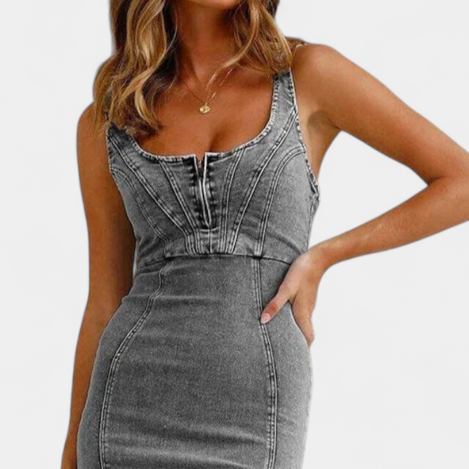 Janessa | Vestido Denim