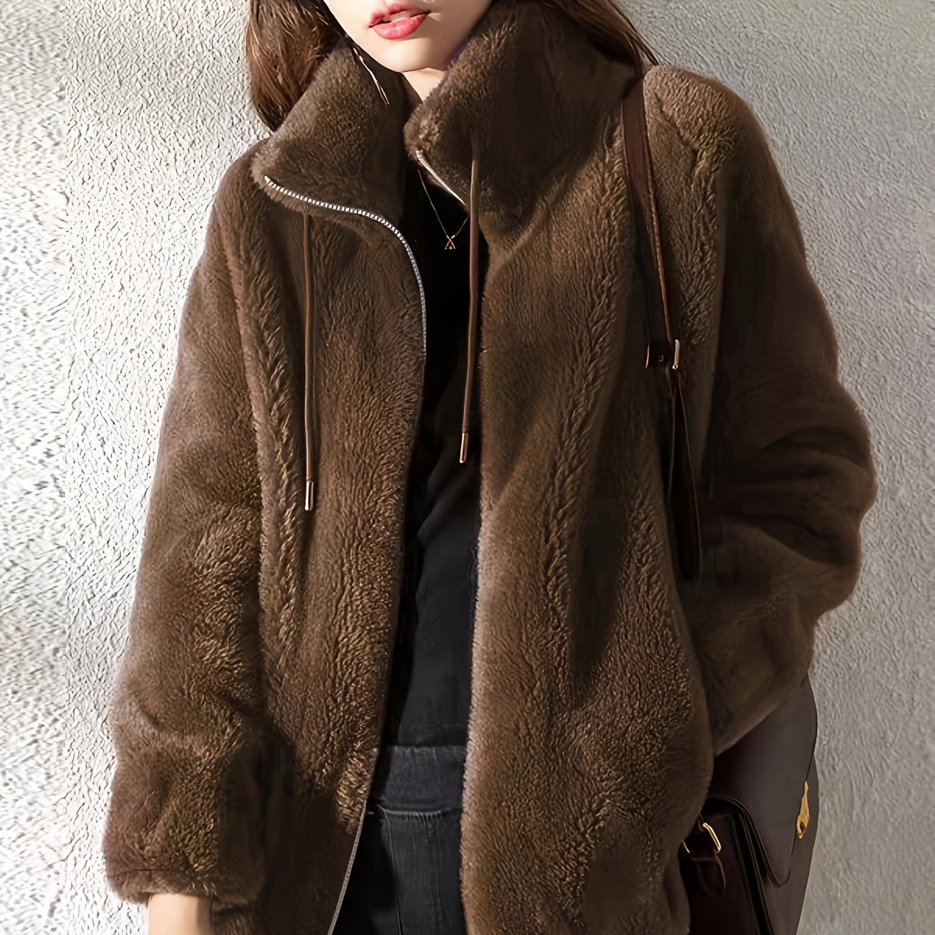 Amara | Chaqueta de borreguito suave y cálida