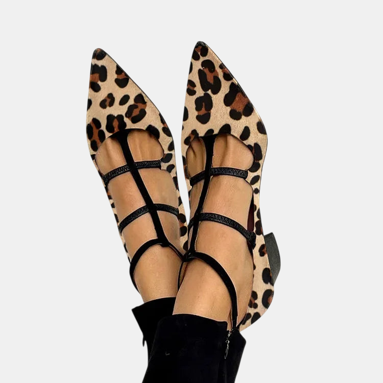Bridget | Bailarinas Leopardo de Tacón