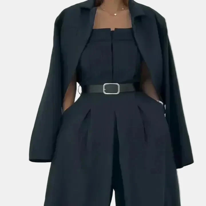 Lidia | Conjunto de Bustier + Chaqueta para Damas – Estilo Elegante y Moderno