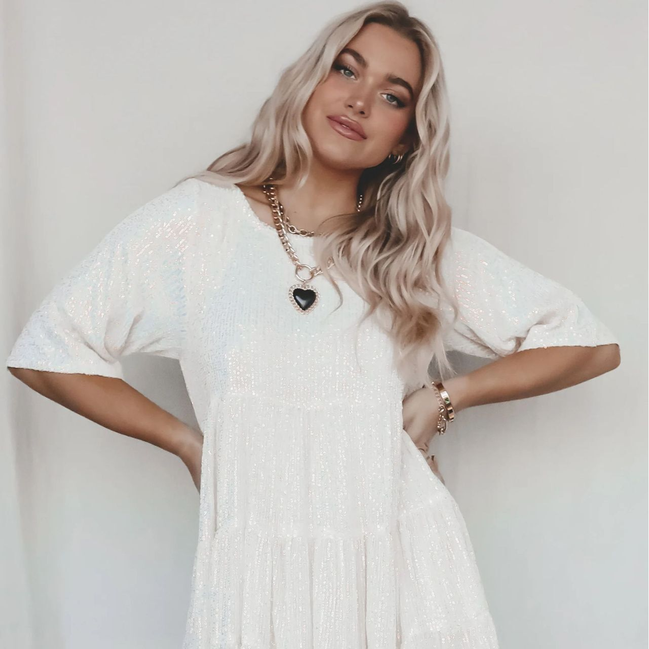 Lilia™ | Elegante vestido de fiesta suelto con lentejuelas
