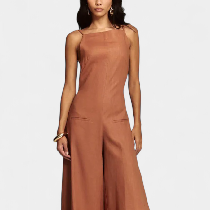 Belén | Mono Halter de Pierna Ancha Radiante