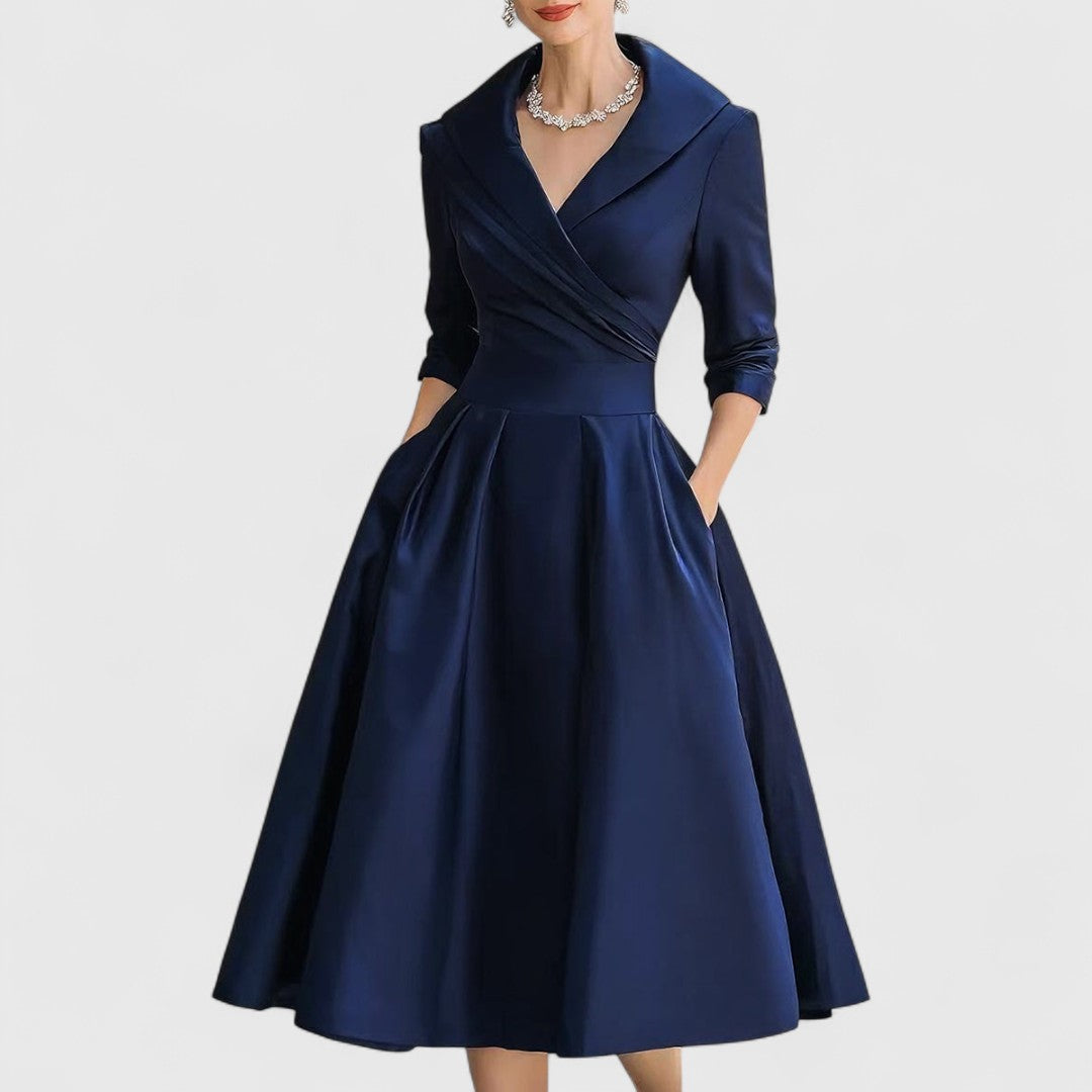 Noelia | Vestido Midi en Satén