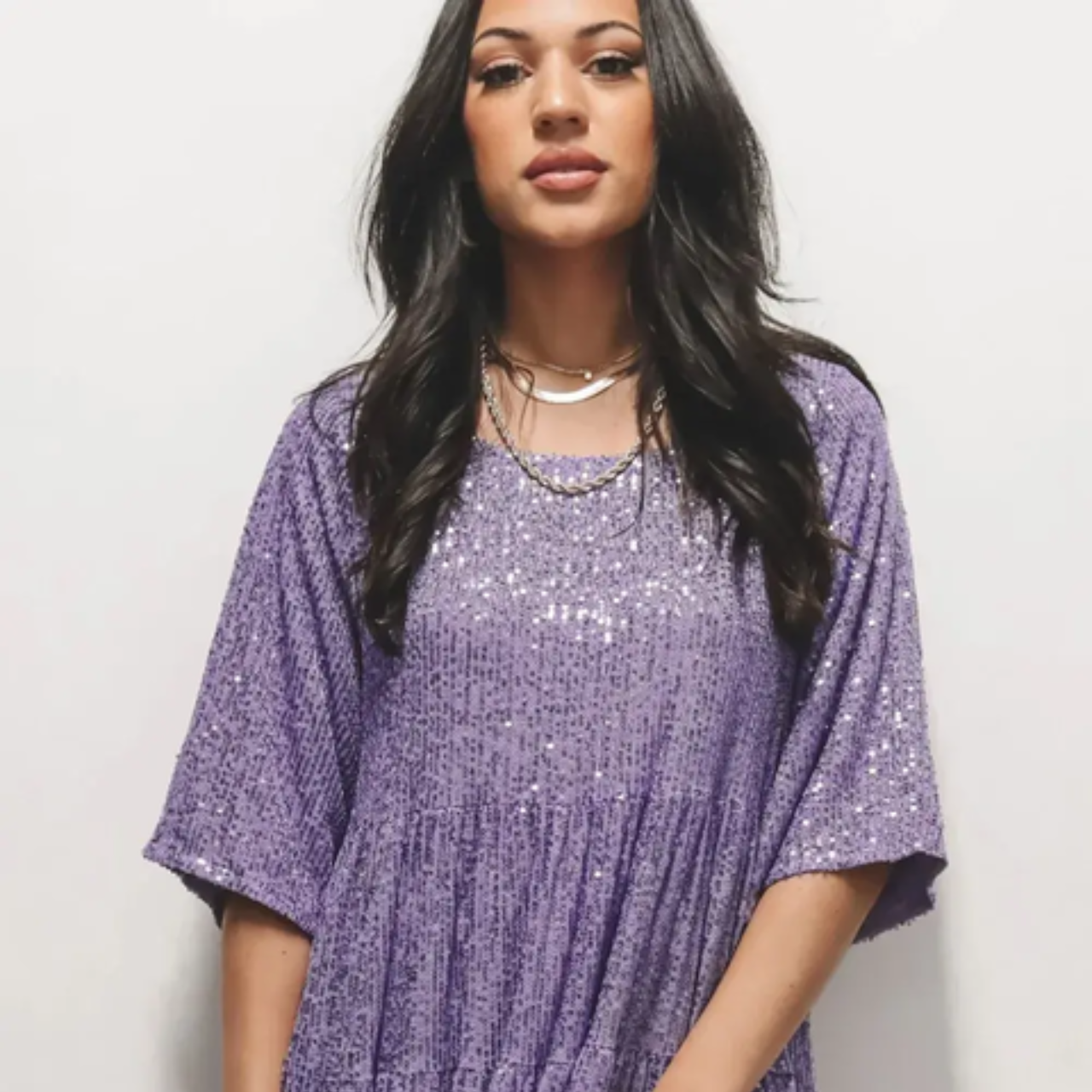 Lilia™ | Elegante vestido de fiesta suelto con lentejuelas