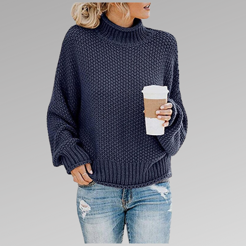 Valerianne | Suéter Elegante de Cuello Alto