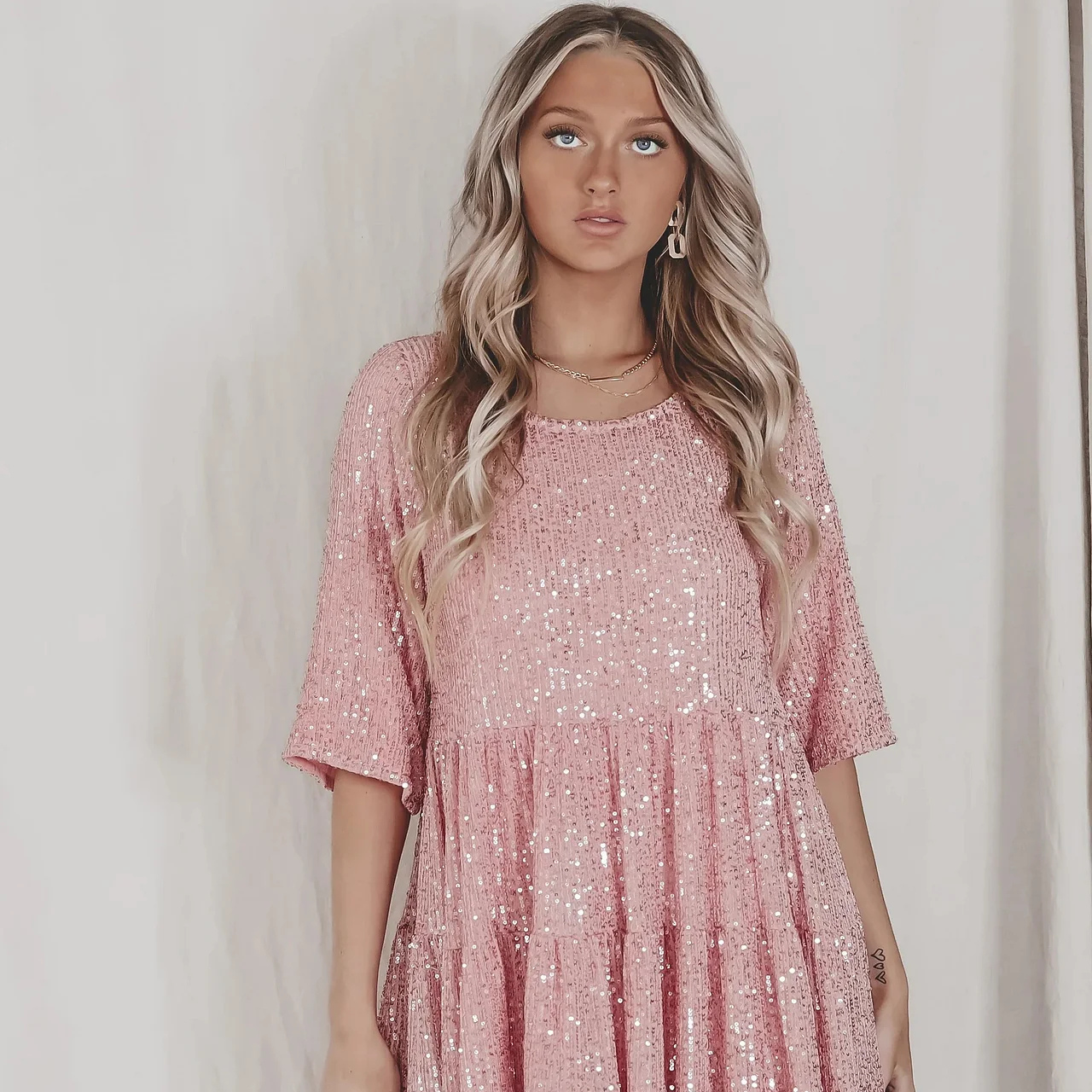 Lilia™ | Elegante vestido de fiesta suelto con lentejuelas