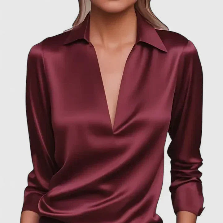 Calvina | Blusa Sofisticada