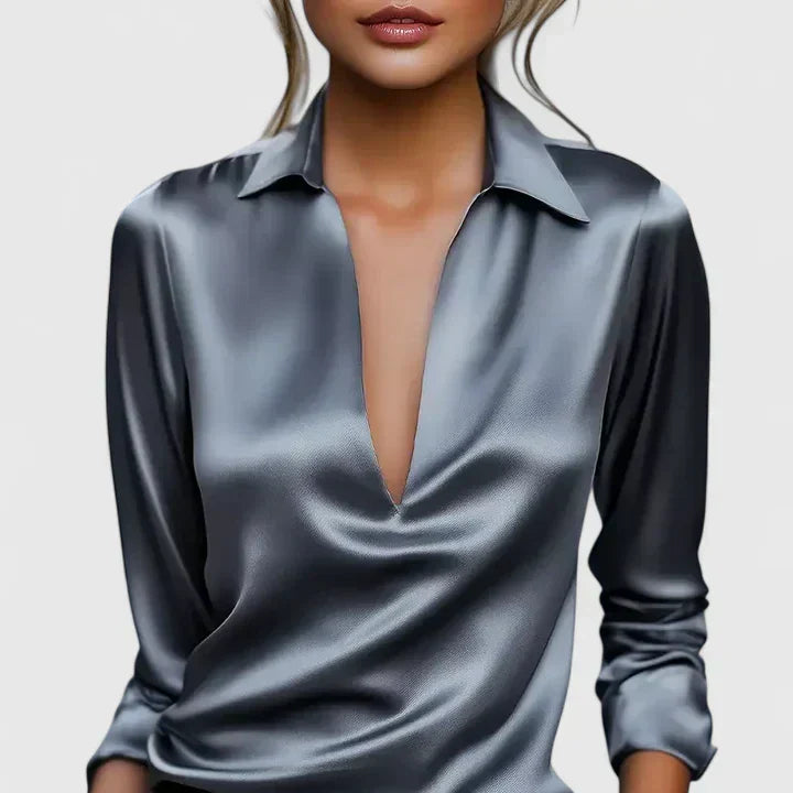 Calvina | Blusa Sofisticada