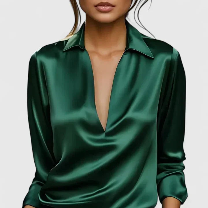 Calvina | Blusa Sofisticada