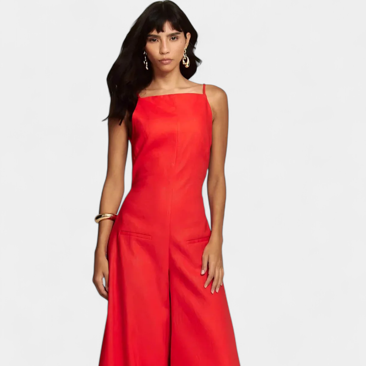 Belén | Mono Halter de Pierna Ancha Radiante