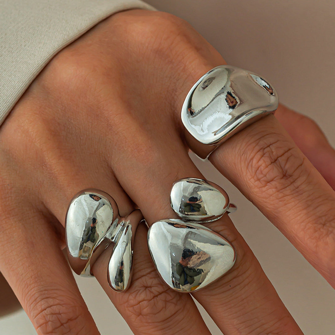 Anillos Irregulares de Metal