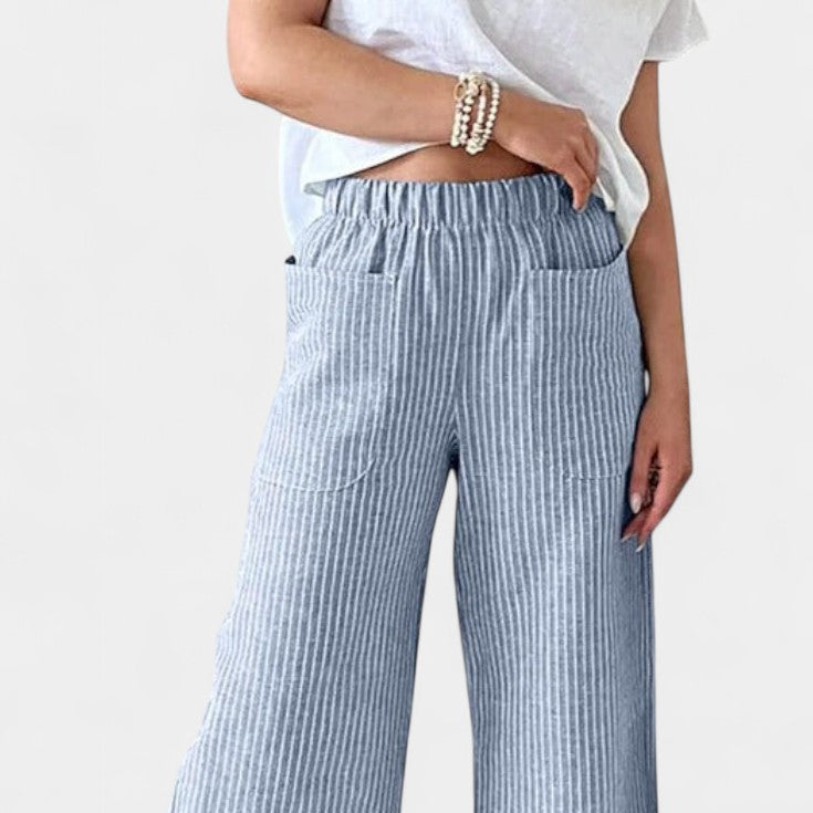 Lumiere | Pantalones Livianos de Corte Relajado