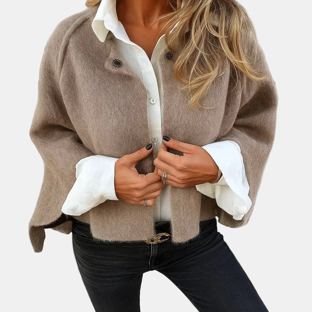 Teresa | Elegante chaqueta corta cálida