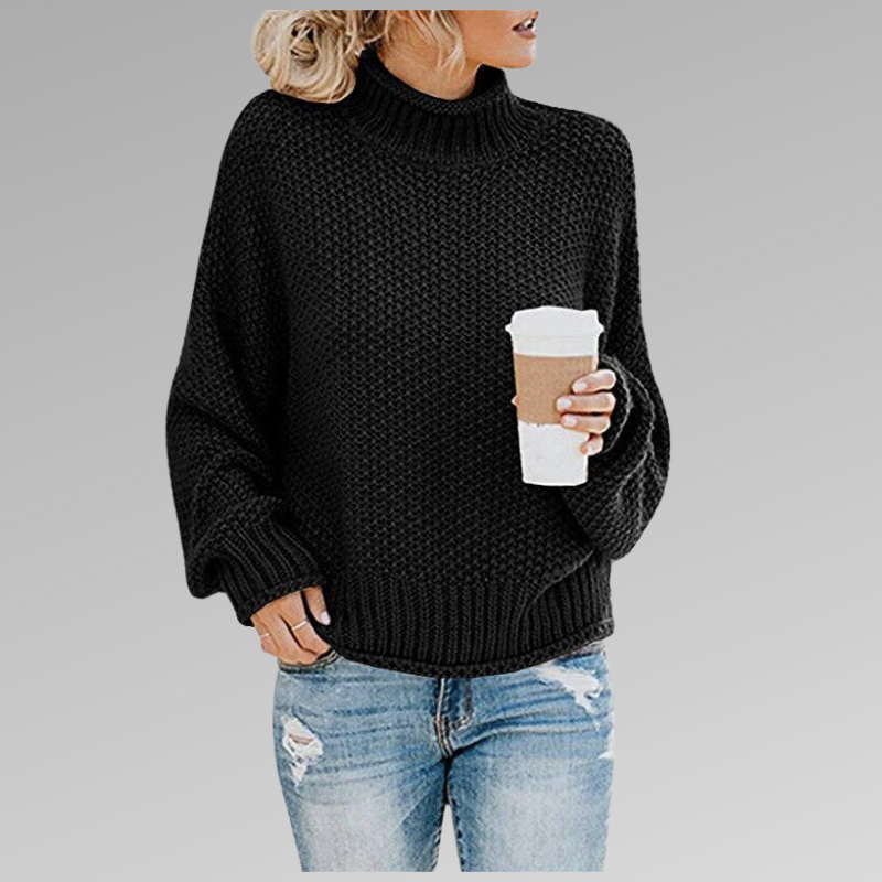 Valerianne | Suéter Elegante de Cuello Alto