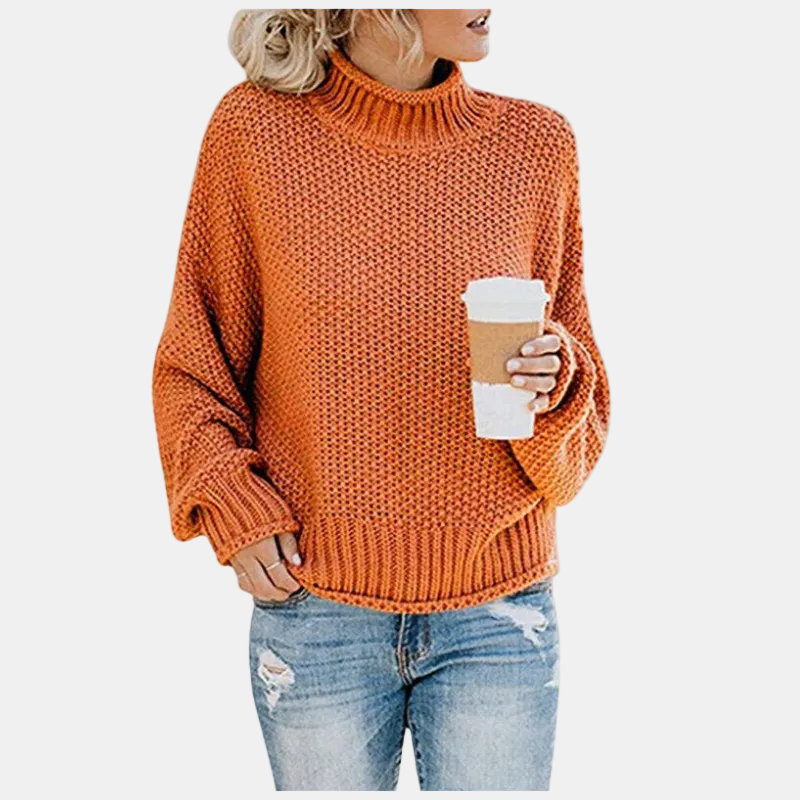 Valerianne | Suéter Elegante de Cuello Alto