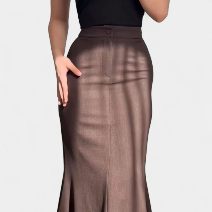 Milagros Falda Entallada Estilo Sirena