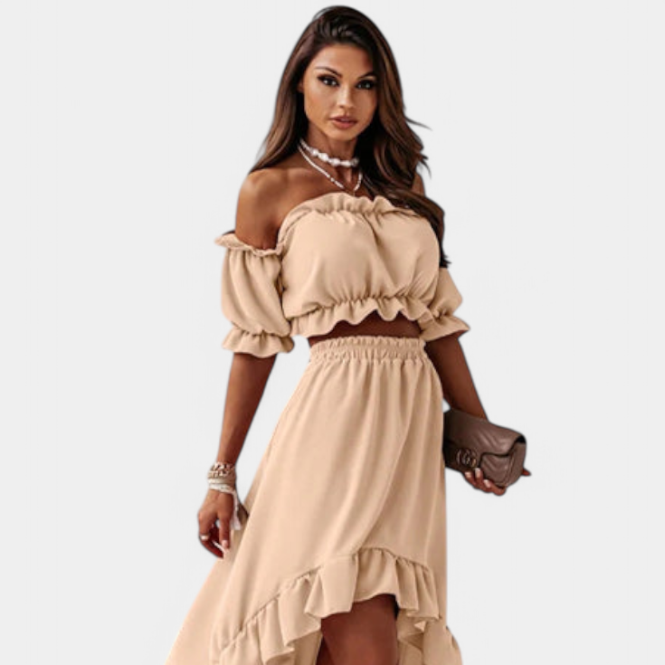Katja | Conjunto de 2 piezas Off-Shoulder