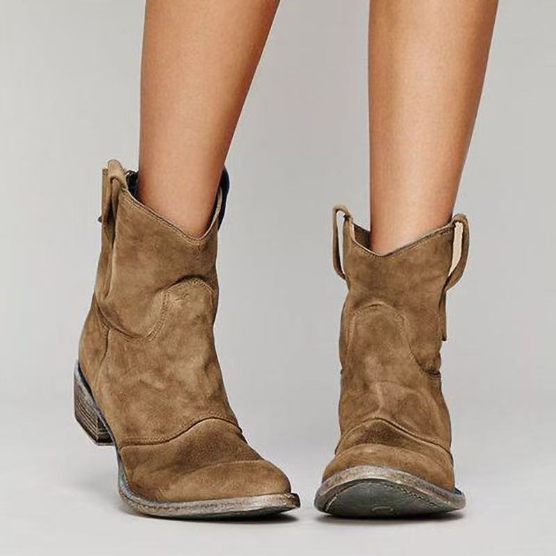 Aitana | Botas de gamuza cómodas