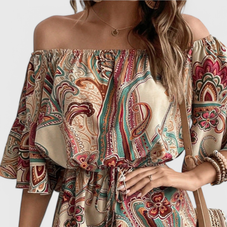 Paloma | Mono Bohemio Sin Hombros