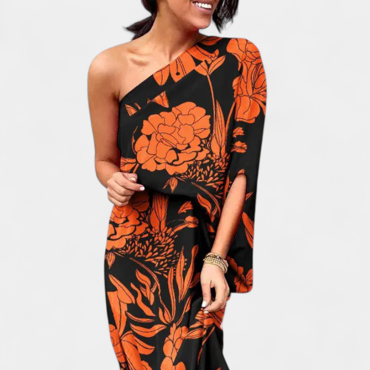 Carlena | Vestido de un hombro