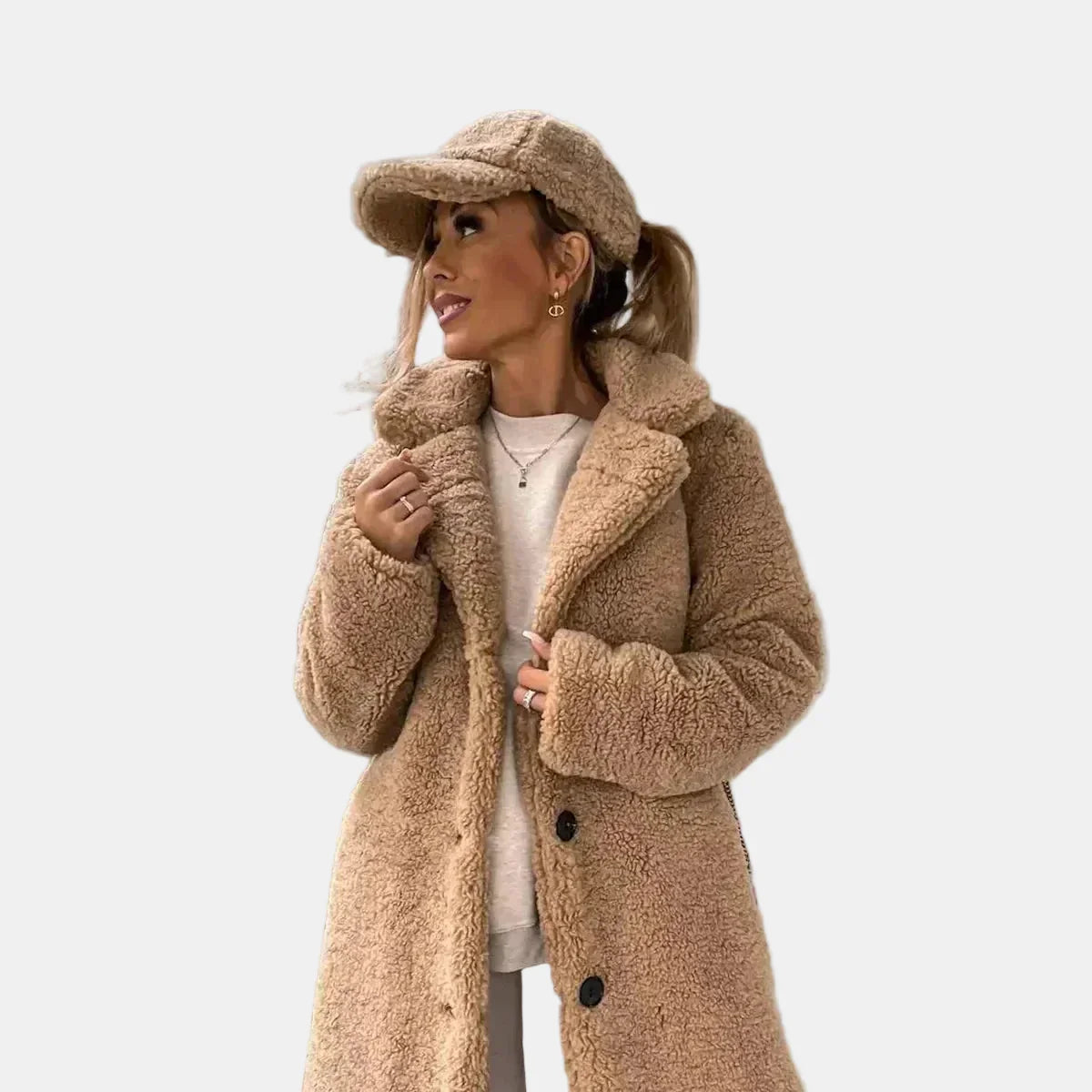 JESSICA | Abrigo de Peluche Teddy Acogedor