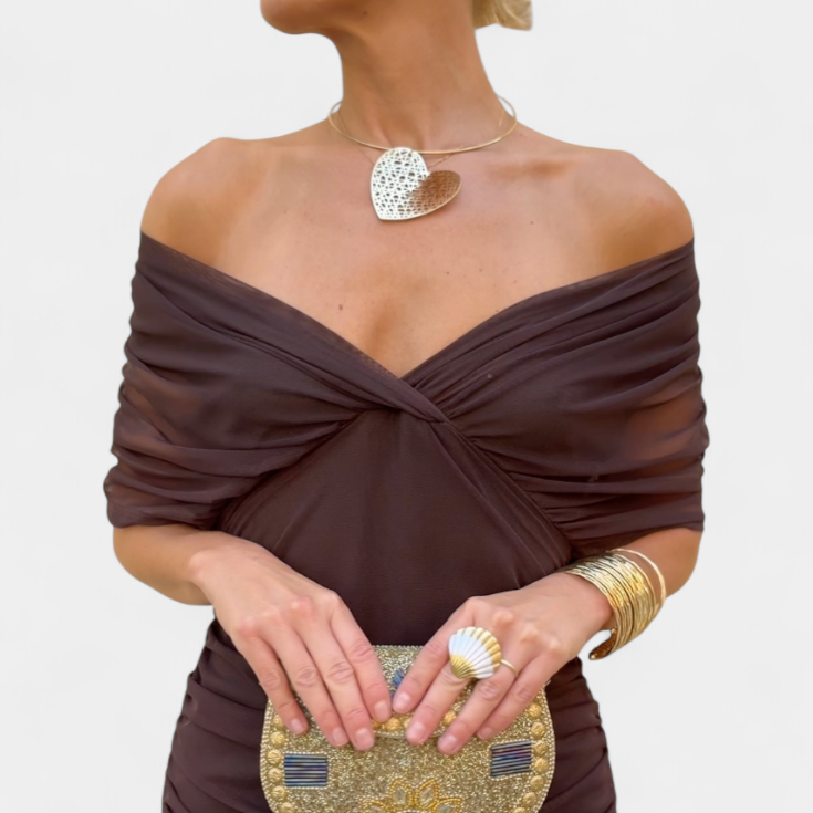 Florena | Vestido Maxi Floral con Escote en V