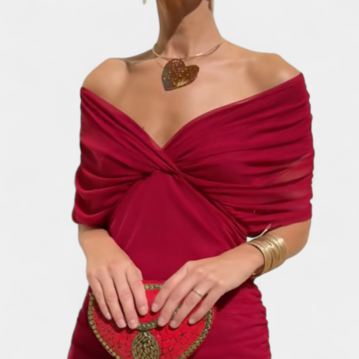 Florena | Vestido Maxi Floral con Escote en V