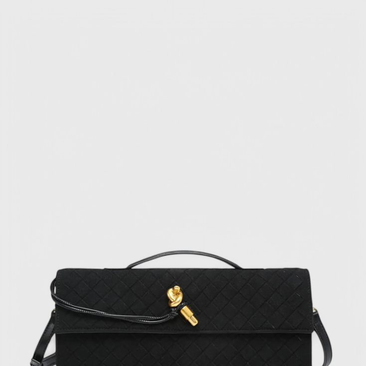 Melanie | Bolso de Hombro Clásico de Ante