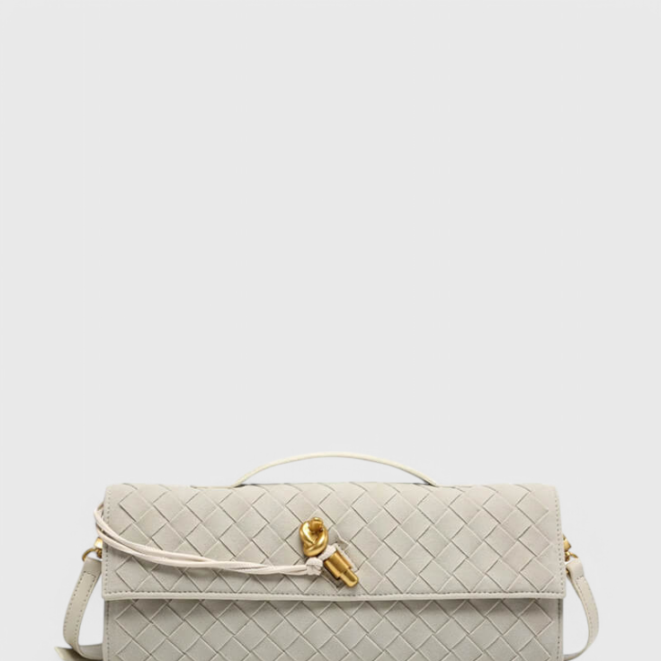 Melanie | Bolso de Hombro Clásico de Ante