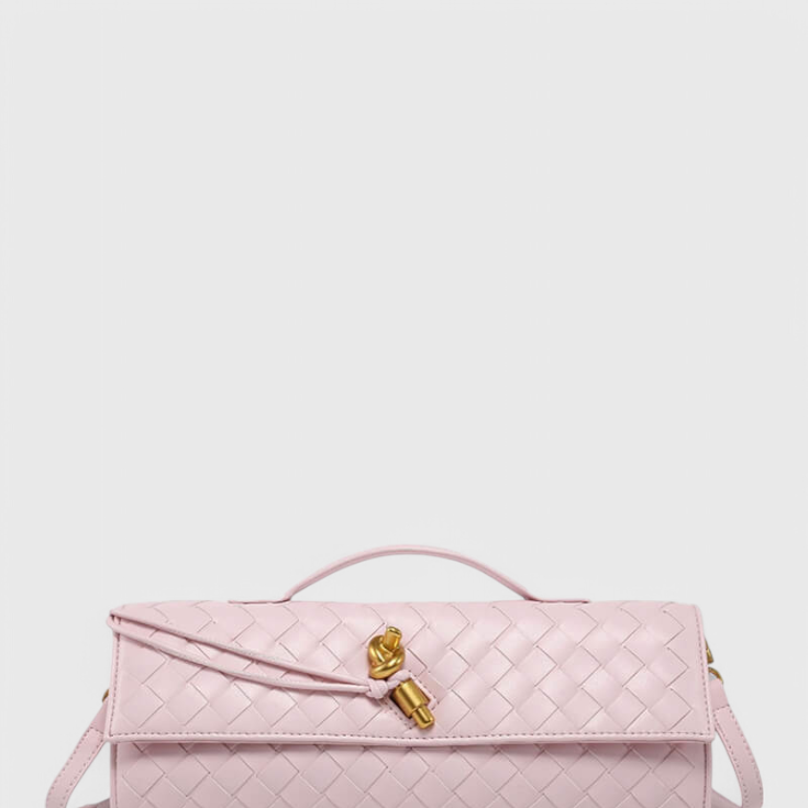 Melanie | Clutch con Detalle de Nudo Dorado
