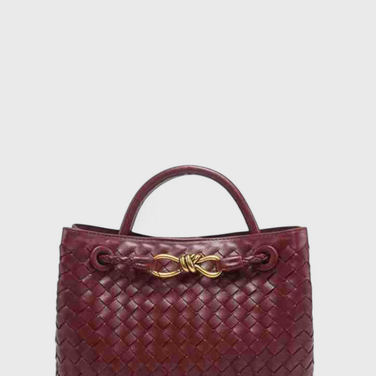 Bolsa Diaria Tejida Índigo
