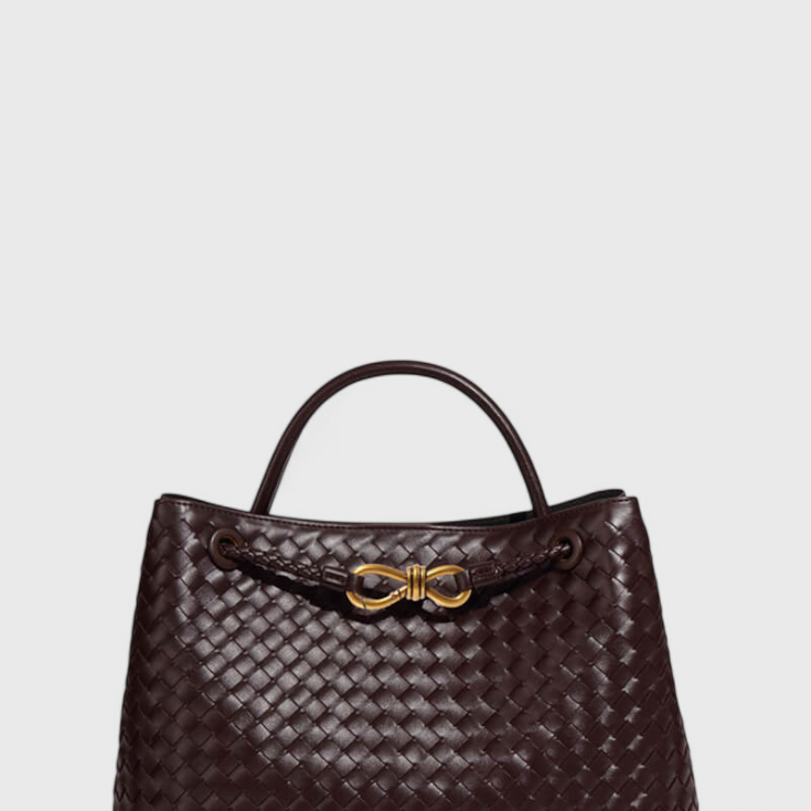 Bolsa Diaria Tejida Índigo