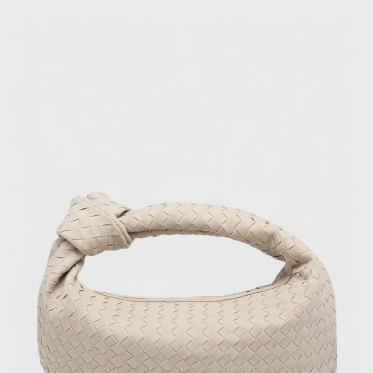 Lila | Bolso Mediano Woven con Detalle de Nudo