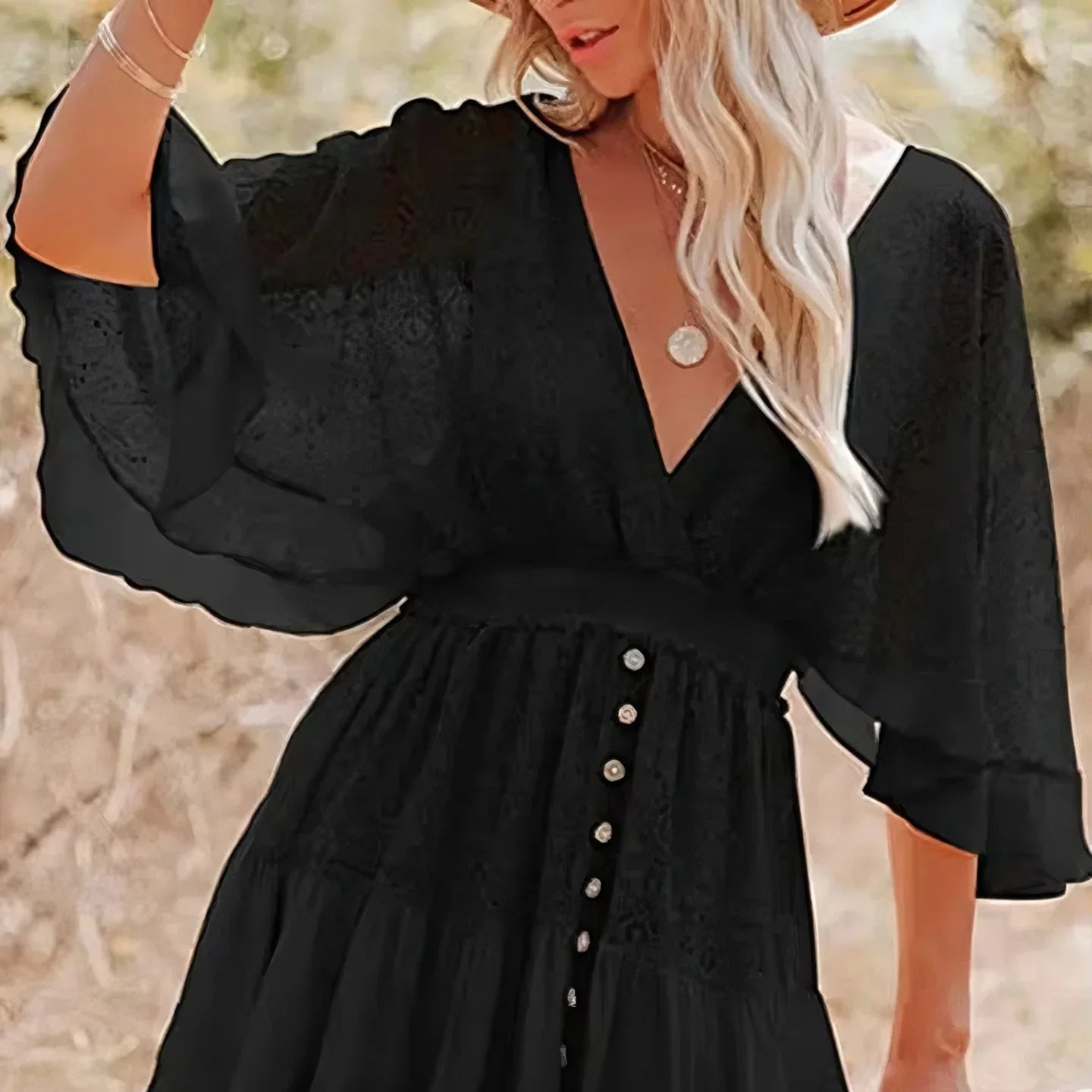 TALIA | VESTIDO MINI BOHEMIO