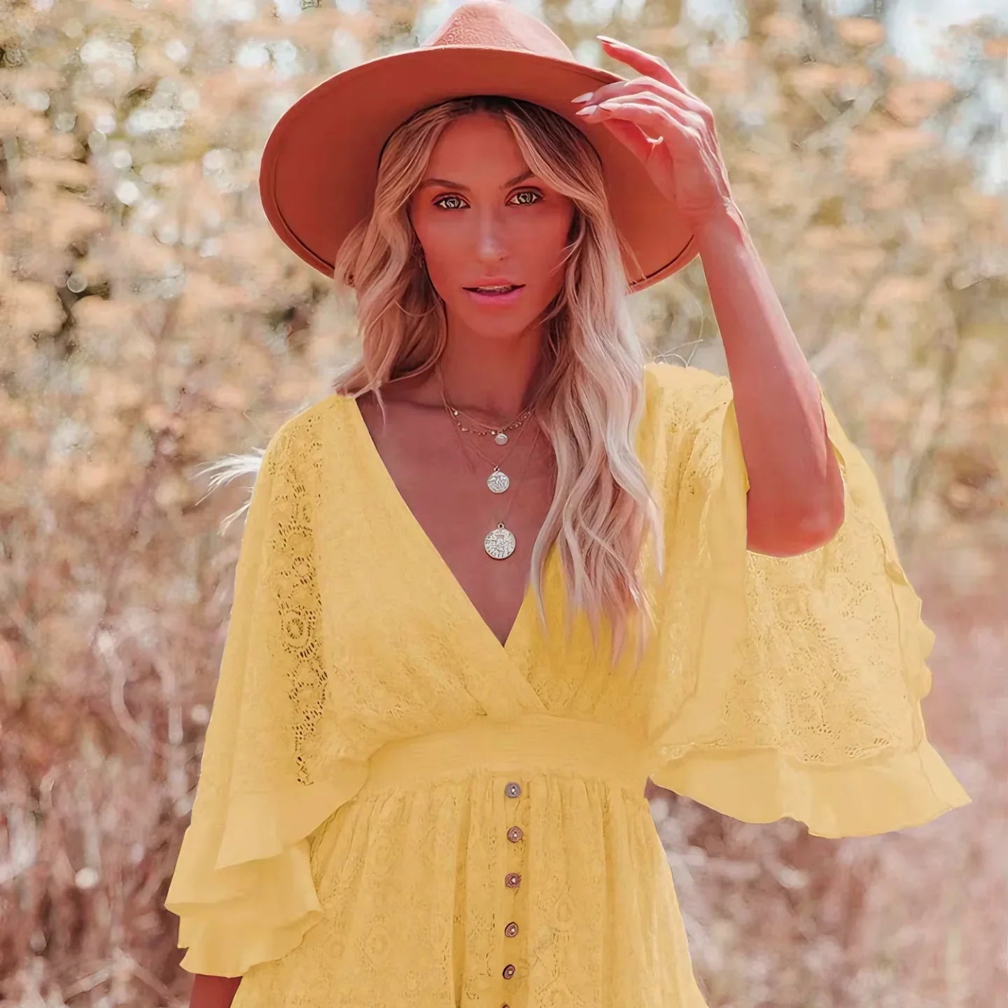 TALIA | VESTIDO MINI BOHEMIO