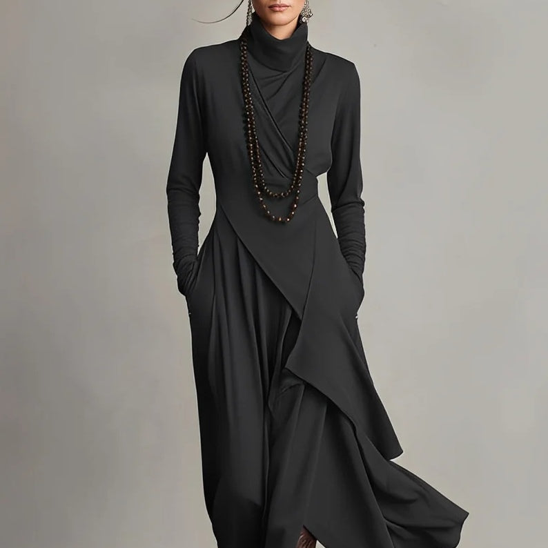 Malva | Vestido Maxi de Cuello Alto