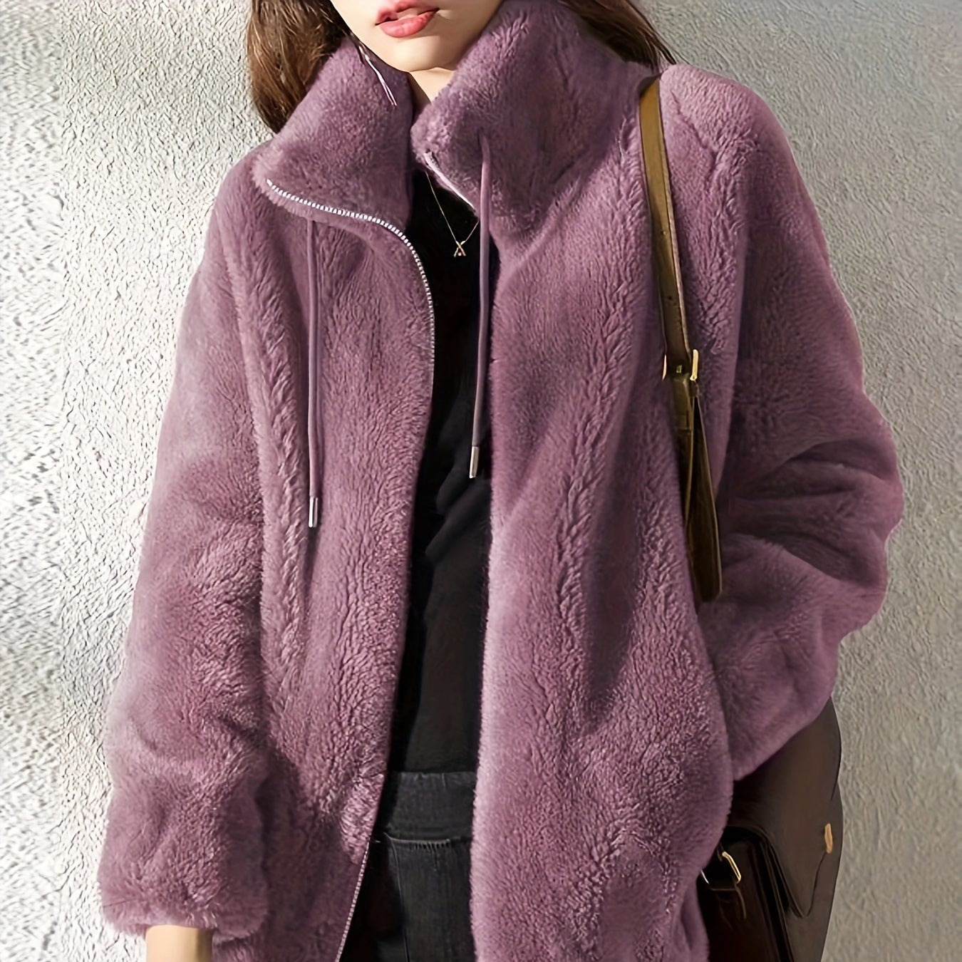 Amara | Chaqueta de borreguito suave y cálida