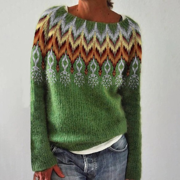 Valeria | Suéter Retro Acogedor