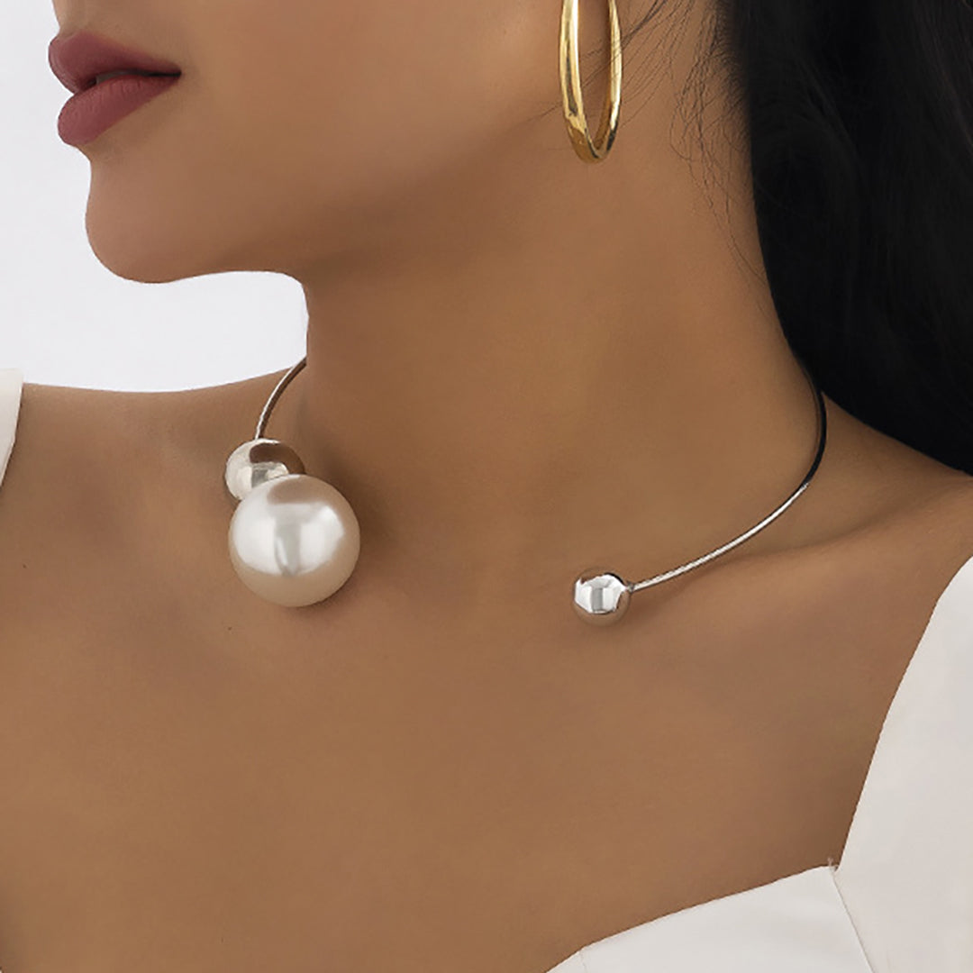 Collares de Perlas de Metal