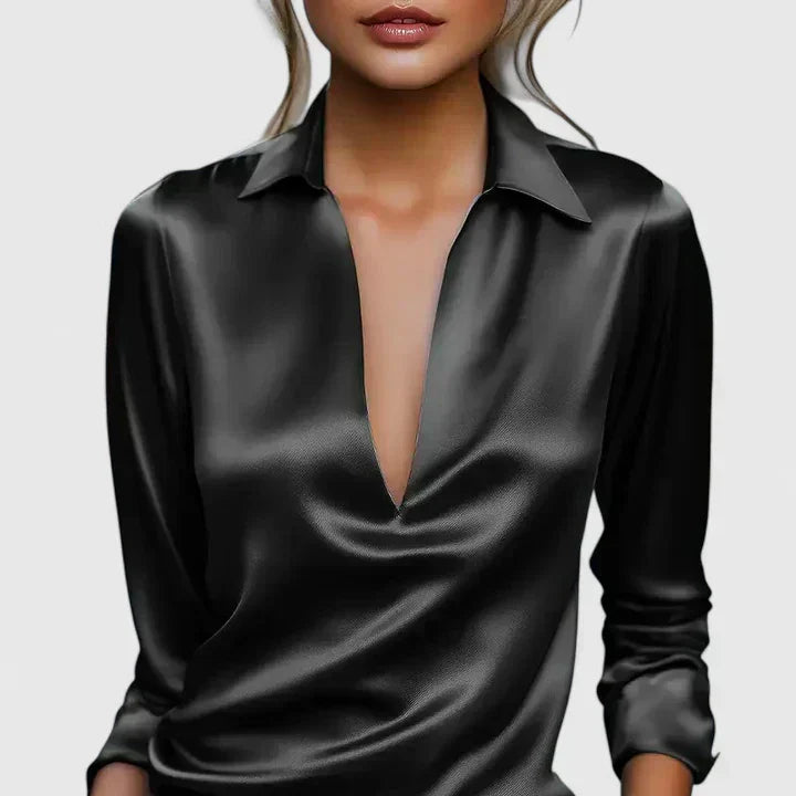 Calvina | Blusa Sofisticada