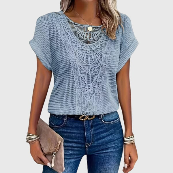 Pearl | Blusa Elegante Estilo Ibiza