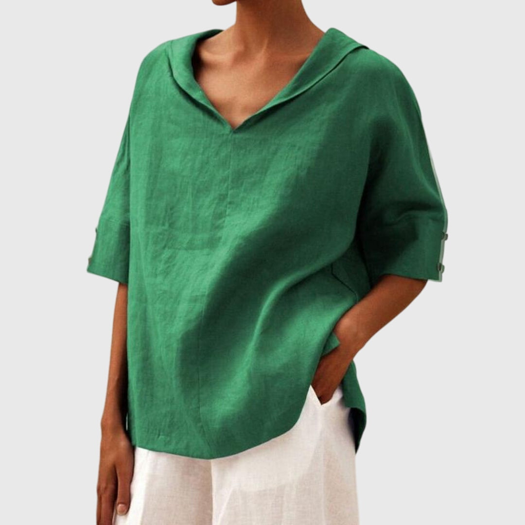 Joanna | Blusa Casual de Corte Holgado