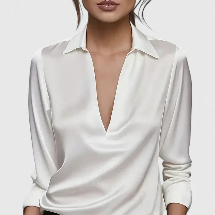 Calvina | Blusa Sofisticada