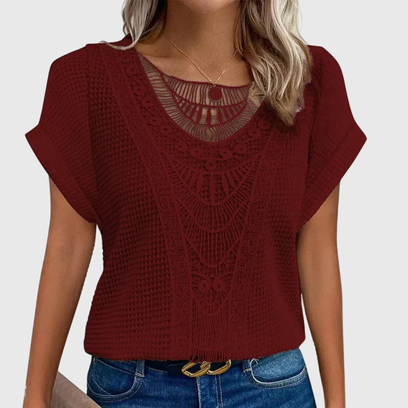 Pearl | Blusa Elegante Estilo Ibiza