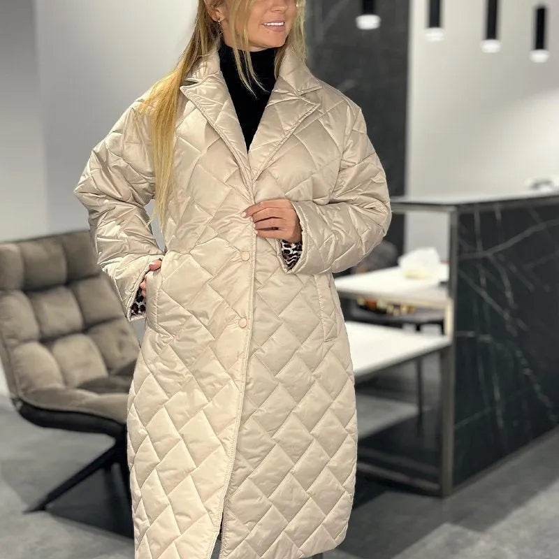 Ofira | Abrigo reversible con forro de leopardo