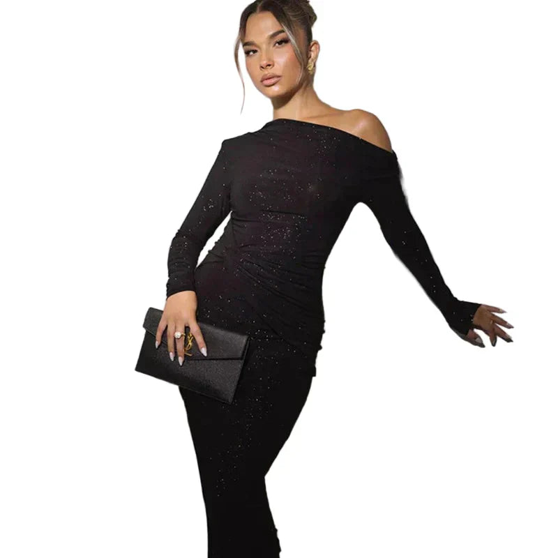 Moa™ | Vestido maxi brillante