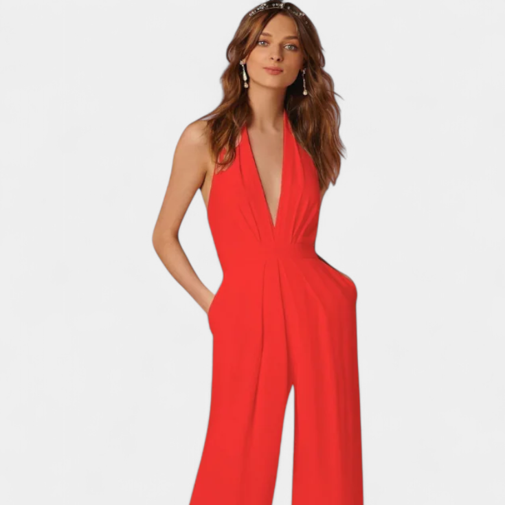 Lila | Mono de Pierna Ancha con Elegancia Ligera
