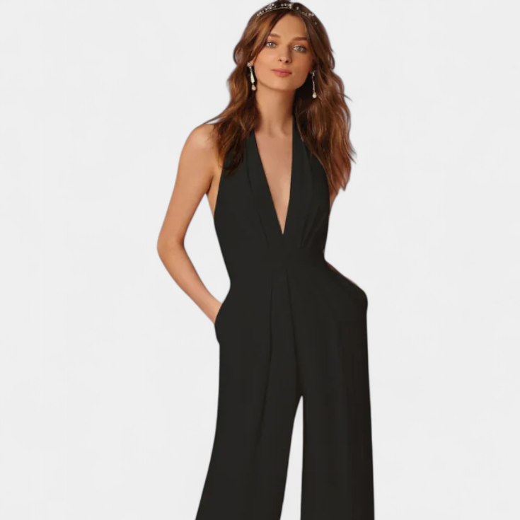 Lila | Mono de Pierna Ancha con Elegancia Ligera